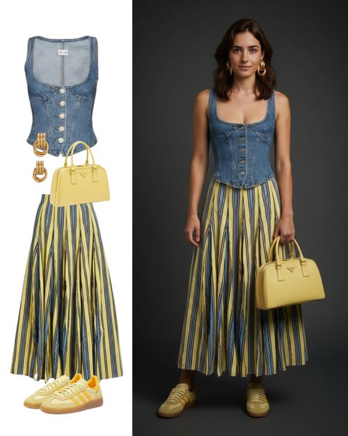 Fashion persona content showing a styled outfit