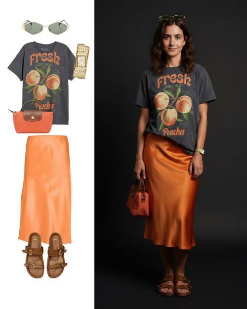 Fashion persona content showing a styled outfit